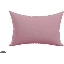 Gercella Cotton (Pamuk) 2 Adet 50  x  70  cm  Gül Kurusu Yastık Kılıfı Pillow Case