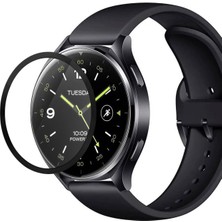 Microsonic Xiaomi Watch 2 Tam Kaplayan Nano Cam Ekran Koruyucu Siyah