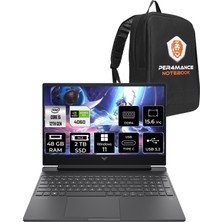 Hp Victus 15 Intel Core I5 12500H 48GB 2tb SSD RTX4060/8GB 144Hz 15.6" Fhd W11H Taşınabilir Bilgisayar & Per4 Çanta B03C7EAPN394