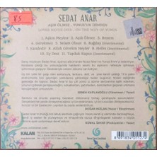 Sedat Anar  - Aşık Ölmez Yunusun İzinden CD