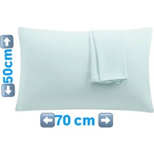 Gercella Cotton (Pamuk) 2 Adet Mint Yastık Kılıfı Pillow Case