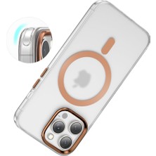 Keephone iPhone 16 Pro Metalik Renk İz Bırakmaz Sararmaz Dazzle Pro Mat Şeffaf Magsafe Kılıf