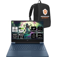 Hp Victus 15 Intel Core I5 12450H 16GB 2tb SSD RTX3050/4GB 144Hz 15.6" Fhd Fdos Taşınabilir Bilgisayar & Per4 Çanta 80D32EAPN314