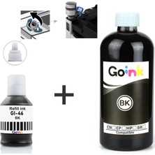 Goink Canon Maxify Gı-46 Siyah Mürekkep 500 ml + 140 ml  Siyah (Black)