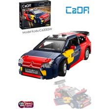 Vagonlife Cada Citroen C4 Wrc 2008 -C62005W (1569 Parça) Profesyonel Oyuncak Yapım Seti