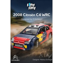 Vagonlife Cada Citroen C4 Wrc 2008 -C62005W (1569 Parça) Profesyonel Oyuncak Yapım Seti