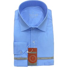 Torivalli Collection Klasik Kesim Mevsimlik Düz Renk Cepli Erkek Gömlek