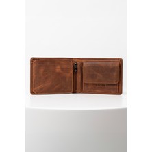 Bayderi Alowe Deri Kullanışlı Bozuk Para Hazneli Erkek Cüzdan