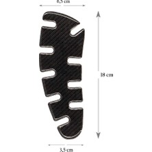 Grippatch Universal Kaydırmaz 6d Karbon Yan Tank Pad, Tank Girp, Yakıt Tankı Koruma GCS01