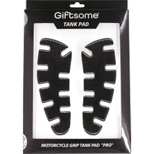 Grippatch Universal Kaydırmaz 6d Karbon Yan Tank Pad, Tank Girp, Yakıt Tankı Koruma GCS01