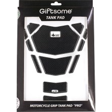 Grippatch Aprilia ile Uyumlu Kaydırmaz 6d Karbon Tank Pad, Tank Girp, Yakıt Tankı Koruma GC11