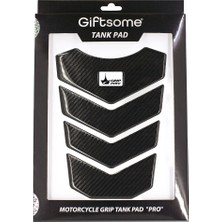 Grippatch Aprilla, Ktm, Kawasaki, Suzuki ile Uyumlu Kaydırmaz 6d Karbon Tank Pad Tank Grip GC02