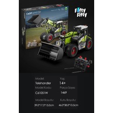 Vagonlife Cada Telehandler -C61051W (1469 Parça) Uzaktan Kumandalı Oyuncak Yapım Seti