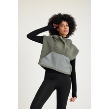 Scorp Melody Casual Kadın Peluş Yelek Haki