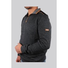 Daniel Bessi Slim Fit Muline Selanik Boğazlı Sweatshirt 209-14-24