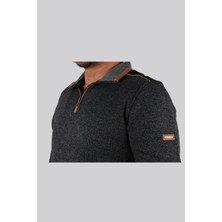 Daniel Bessi Slim Fit Muline Selanik Boğazlı Sweatshirt 209-14-24