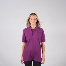 Ayt Collection Kadın Mor Polo Yaka T-Shirt Xl