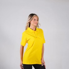 Ayt Collection Kadın Sarı Polo Yaka T-Shirt Xs