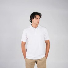 Ayt Collection Erkek Beyaz Polo Yaka T-Shirt L