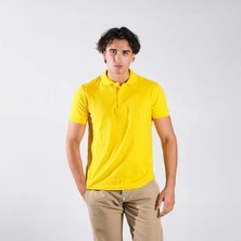 Ayt Collection Erkek Sarı Polo Yaka T-Shirt S