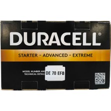  DE70EFB Akü-Duracell Extreme Efb 75/700 278×175*190