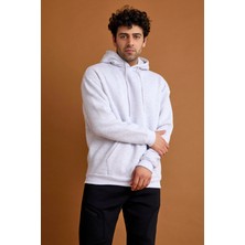 Scorp Origin Erkek Hoodie Sweatshirt Gri