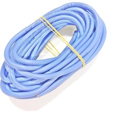 6mm 5metre Yanmaz Silikon Kablo Mavi Renk