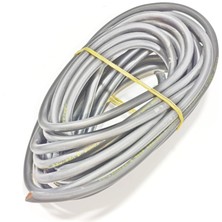6mm 5metre Yanmaz Silikon Kablo Gri Renk
