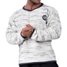 Örgü Dokulu Pamuklu Sweater Big Sam 4628