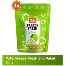 Pol's Freeze Fresh Elma 3 adet x 15 g Dondurularak Kurutulmuş Meyve