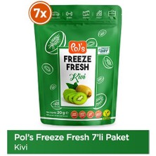 Pol's Freeze Fresh Kivi 20 g x 7 Adet Freeze Fresh Dondurularak Kurutulmuş Meyve