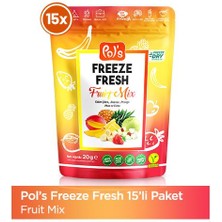 Pol's Freeze Fresh Fruit Mix 20 g x 15 Adet