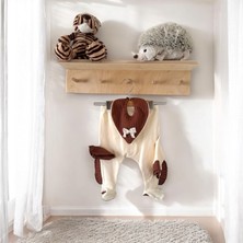 Baby Glow Bebek Giyim 0-3 Ay Sevimli Ayı 5li Set