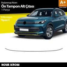 Nova Krom Vw Tiguan 3 Krom Ön Tampon Alt Çıtası 2024 Üzeri