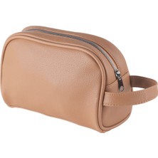 Nons Deri Taba Erkek Tıraş Çantası, Günlük El Çantası, Portföy&clutch Bakım Çantası