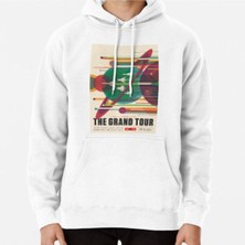 Hvit Stein Retro Space Poster - The Grand Tour Baskılı Sweatshirt