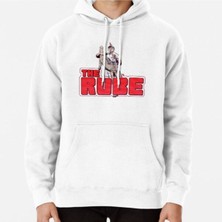 Hvit Stein Dollop - The Rube Baskılı Sweatshirt