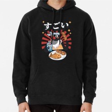 Hvit Stein Matsuri Pengin Baskılı Sweatshirt