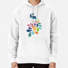 Hvit Stein Dreamy Petal Baskılı Sweatshirt