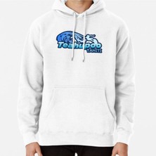Hvit Stein Teahupoo Surf Break, Tahiti Baskılı Sweatshirt