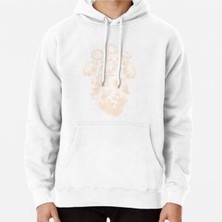 Hvit Stein Blooming Heart Baskılı Sweatshirt