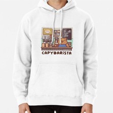 Hvit Stein Capybarista Baskılı Sweatshirt