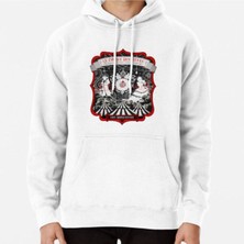 Hvit Stein The Night Circus Baskılı Sweatshirt