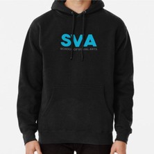Hvit Stein Sva School Of Visual Arts Baskılı Sweatshirt