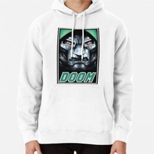 Hvit Stein Doctor Doom Baskılı Sweatshirt