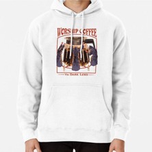Hvit Stein Worship Coffee Baskılı Sweatshirt