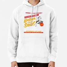 Hvit Stein Need A Lawyer Then Call Saul Dks Baskılı Sweatshirt