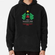 Hvit Stein Nakatomi Corporation - Christmas Party Baskılı Sweatshirt