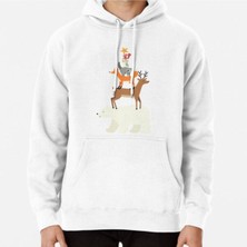Hvit Stein Picking Stars Baskılı Sweatshirt