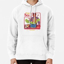 Hvit Stein Devouring Your Soul Baskılı Sweatshirt